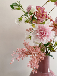 Zijden boeket Sweet pink