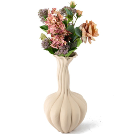 Organic vaas beige