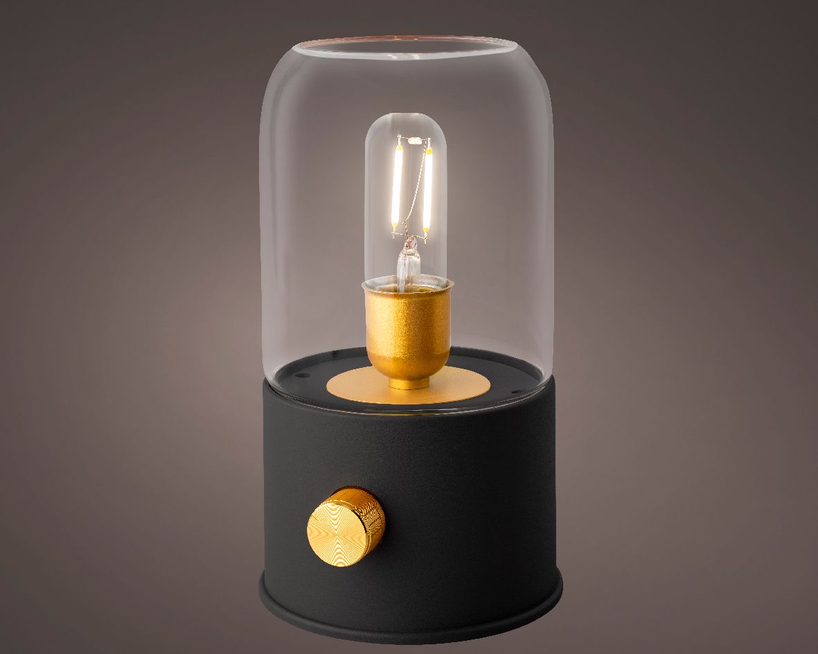 Camping lampje| dimbaar | incl usb kabel | zwart