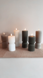 Led stompkaars ribbel | 3 kleuren | S