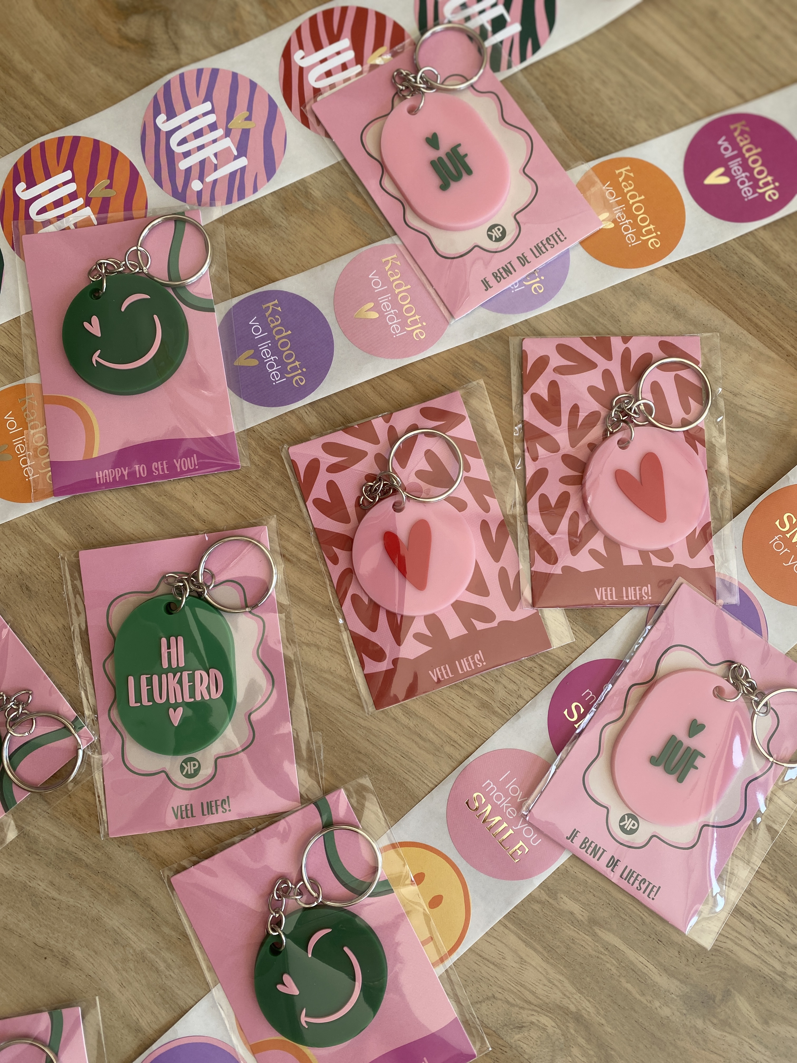 Sleutelhanger Hi Leukerd | Juf & meester cadeau