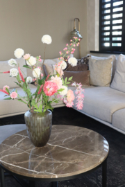 Zijden pluk boeket Lovely Pink