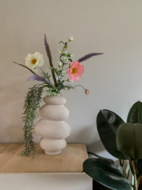 Zijden boeket Poppy