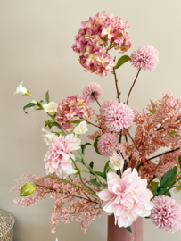 Zijden boeket Sweet pink