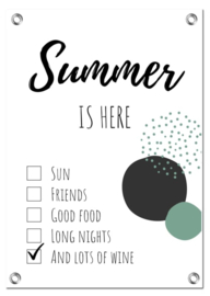 Tuinposter | Summer Is Here