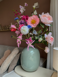 Zijden boeket Romantic bloom