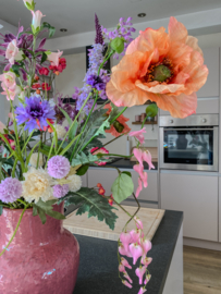 Zijden pluk boeket Fleur