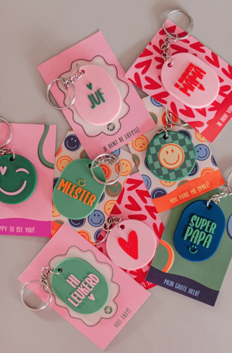 Sleutelhanger Juf | Juf & meester cadeau