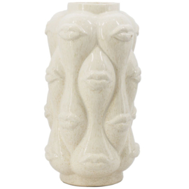 Kusjes vaas | beige