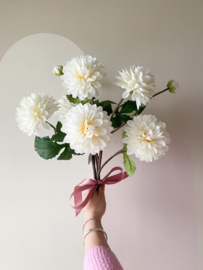 Zijden boeket Dahlia