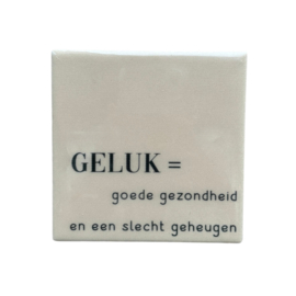 Tegeltje Geluk