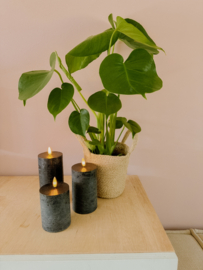 Stompkaars rustiek zwart  | wax | S