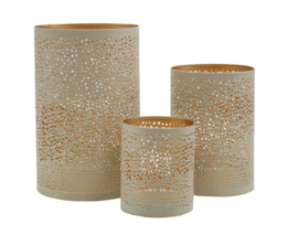 Luxe windlichten amber