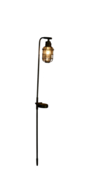 Solar lamp  op steker | zwart