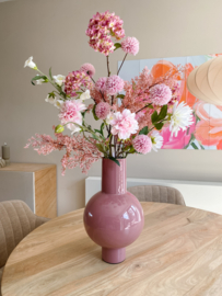 Zijden boeket Sweet pink