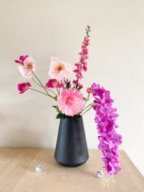 Zijden boeket blush