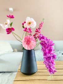 Zijden boeket blush