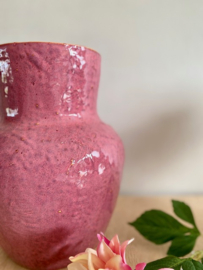 Donker roze vaas