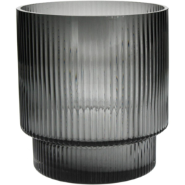 Vaas stripe glas | grey