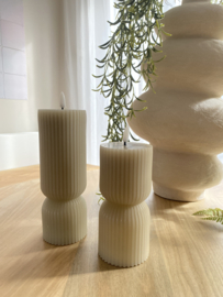 Led stompkaars ribbel | 3 kleuren | M