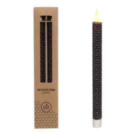 Led Diner kaarsen honeycomb | 25 cm | Verkrijgbaar in 9 kleuren | Wax