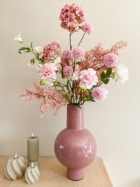 Zijden boeket Sweet pink
