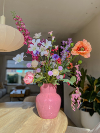 Zijden pluk boeket Fleur