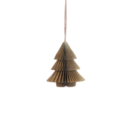 Ornament boom hanger | Goud/bruin