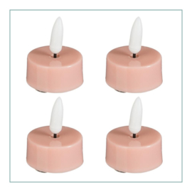Led waxinelichten | Roze