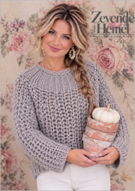 Grof gebreide trui Eline taupe