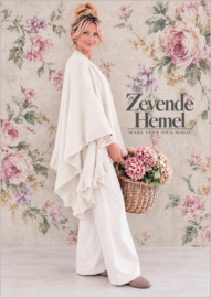 Poncho/omslagdoek Dina creme
