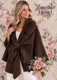 Poncho Assie bruin 1 maat