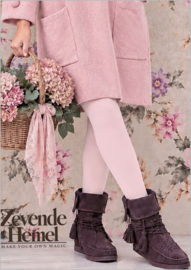 Legging in zacht-roze en zand