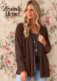 Vest Bente bruin