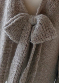 Stoer vest Ageeth taupe