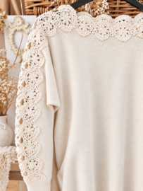 Tuniek Briella off white/zand