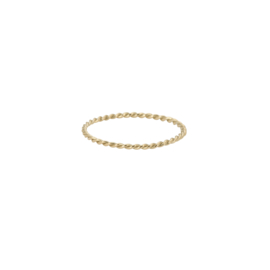 Zigzag Ring 14 Karat Solid Gold