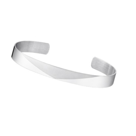 Lotus Silver zilveren slavenarmband