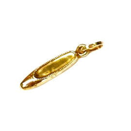 Hanger balletschoen in geel goud
