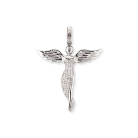 Engelsrufer zilveren hanger 'Engel'