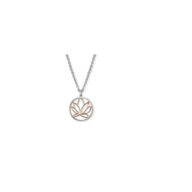 Engelsrufer zilveren ketting met hanger 'Little Lotus'