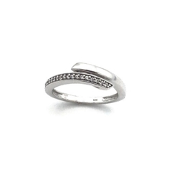 Orage zilveren ring met cubic zirconia