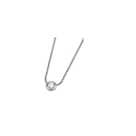 Lotus Silver zilveren ketting met hanger met cubic zirconia