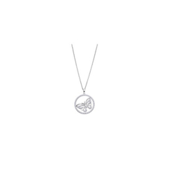 Lotus Silver zilveren ketting met hanger vlinder
