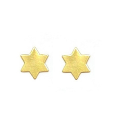 Gouden oorbellen ster
