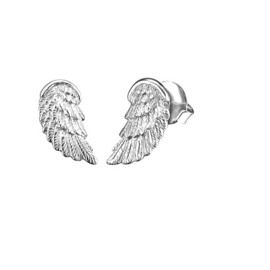 Engelsrufer zilveren oorbellen 'Wing'