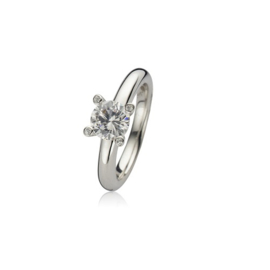 New Bling zilveren ring met cubic zirconia