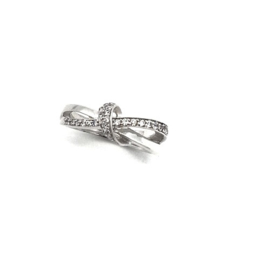 Zilveren ring met cubic zirconia