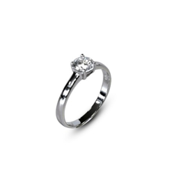 New Bling zilveren ring met cubic zirconia