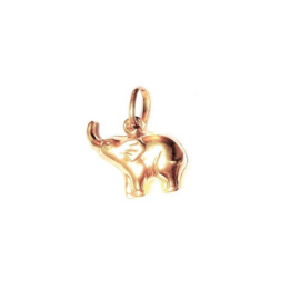 Hanger olifant in geel goud